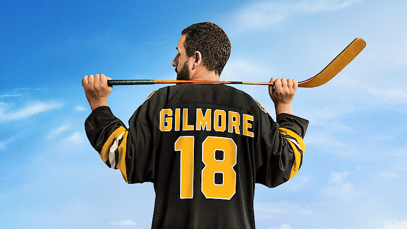 David Foubert background cameo in “Happy Gilmore 2,” appears onscreen with Adam Sandler and Ed Kelce